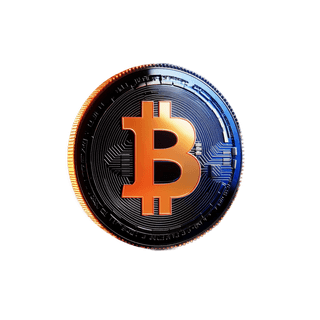 Cryptocurrency market analytics data visualisation on a floating card